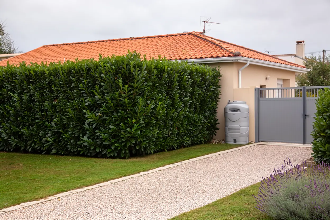 Lauriers équilibrés après taille à Angoulins